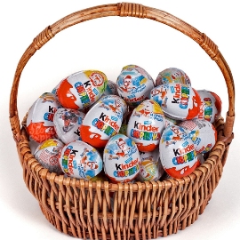 Kinder Chocolate Basket